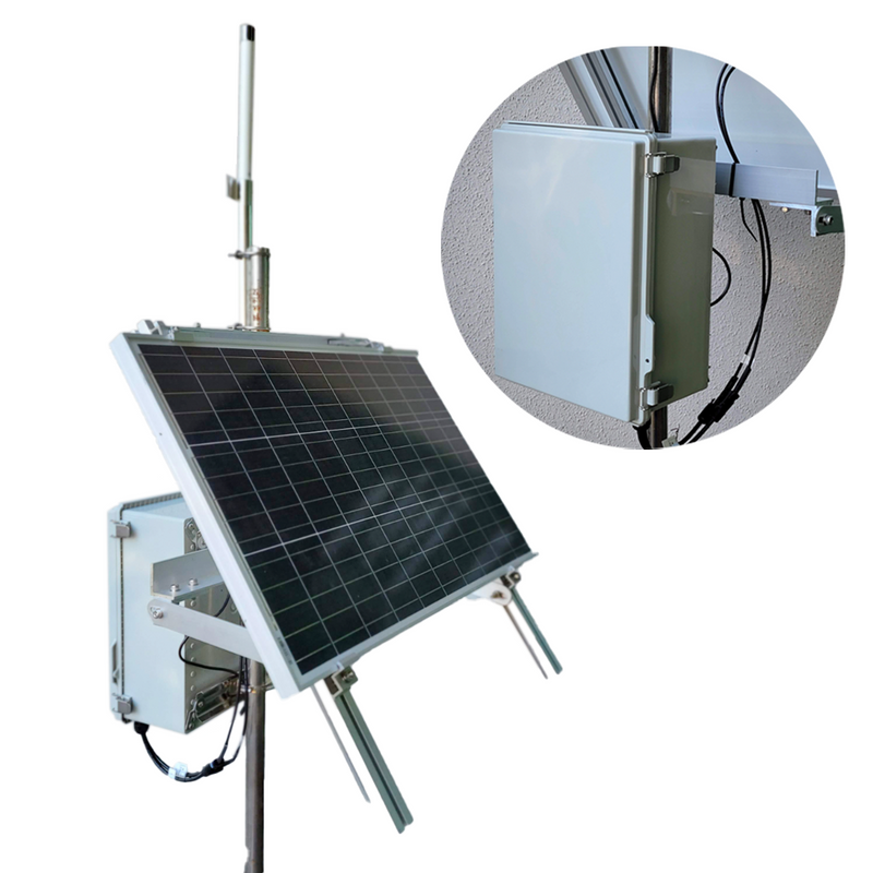 SensorWorks LoRa/LPWAN Solar Kit with 100W Panel for Helium Miners